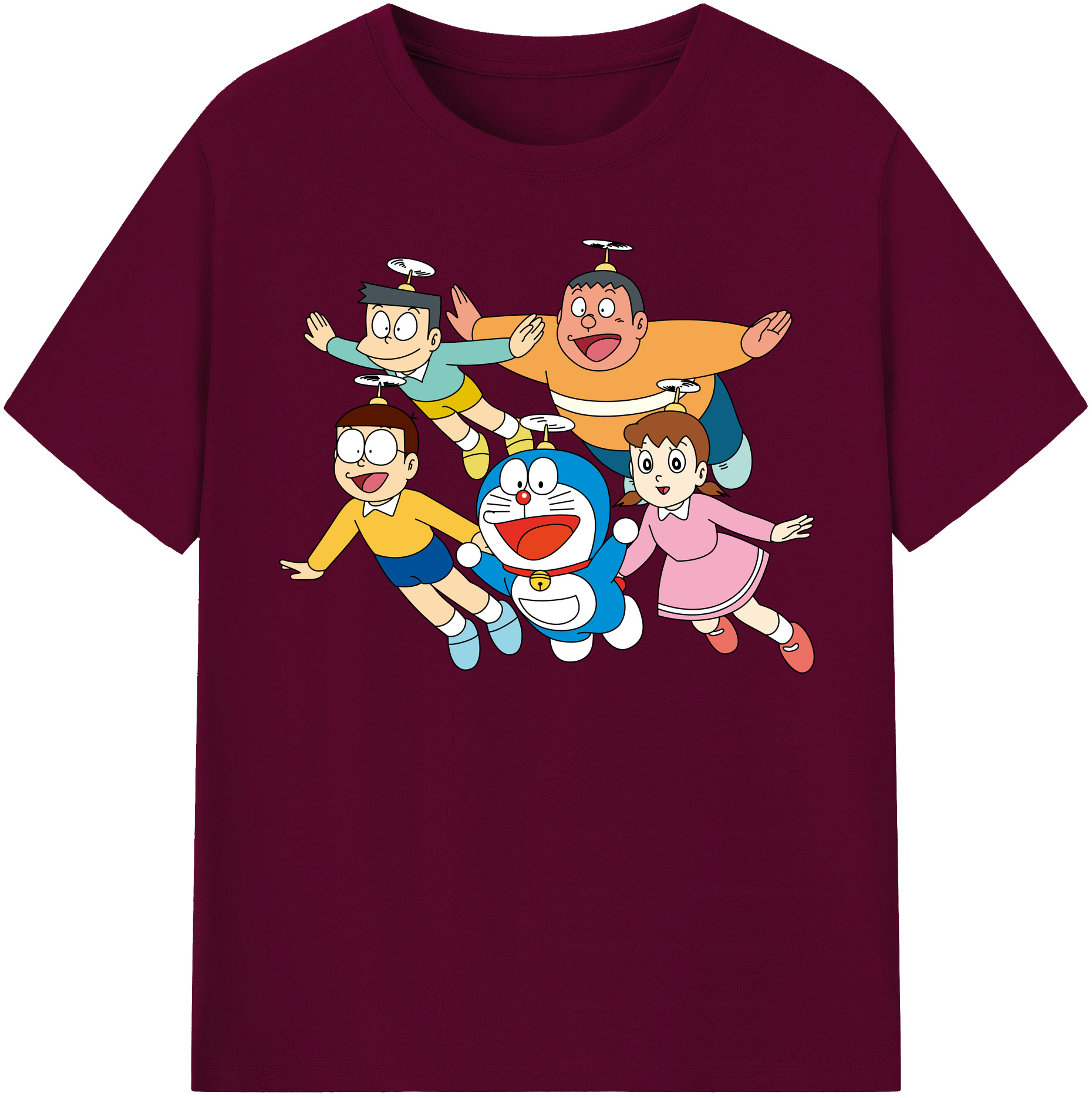 （画像用） ドラえもん 骨川 スネ夫 Doraemon Honekawa Suneo レディースカジュアルプリントTシャツ（綿100％）
